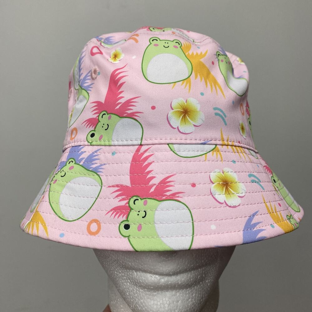 Wendy Frog Squishmallows Sun Bucket Hat Kids One Size Fits Most‎